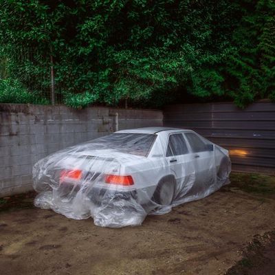 Les champs de sacs plastique