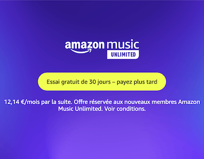 Offre Amazon Music Unlimited — Trackmusik